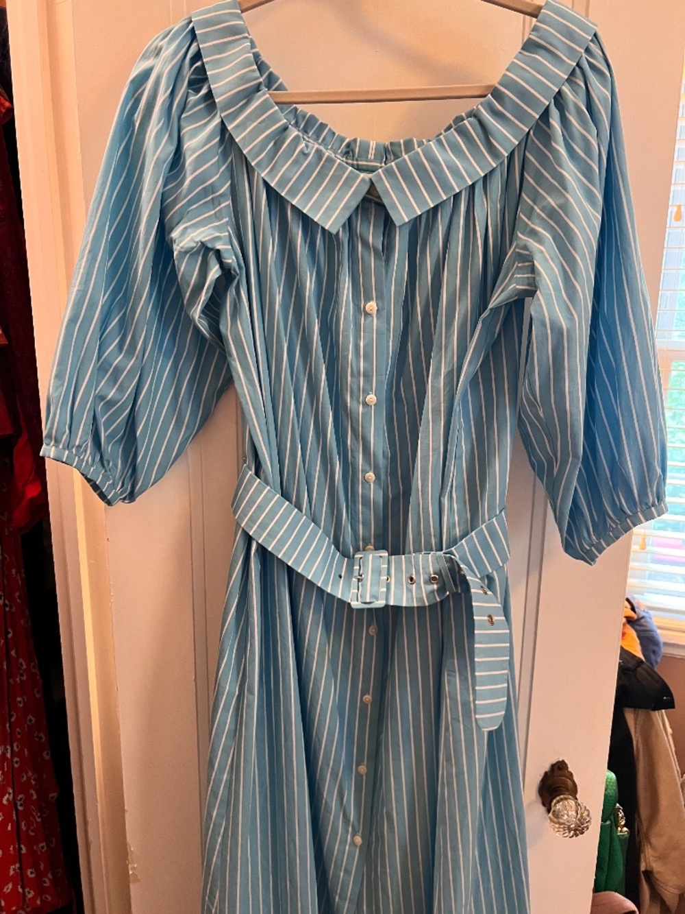 Mr. Larkin striped dress